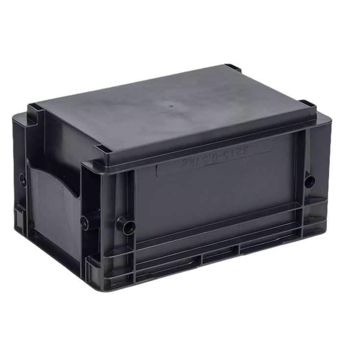 Reusable Plastic Crates For Auto Parts 300x200x147mm External Size Stackable