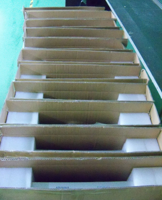 Low cost 15 inch frameless LCD video screen for shelves/display racks