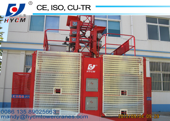 One Cage 1000KG Material and Passenger Hoisting Equipment in Construction