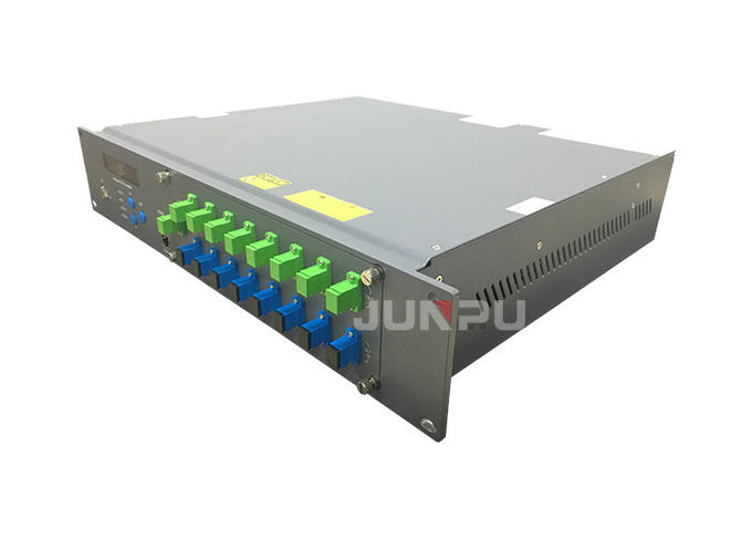 Network FTTH Wdm Edfa Combiner , 8 Ports Catv Amplifier 19dbm With SNMP
