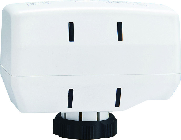 Thermostat Controllable Electric Actuator Nickel Plated Brass