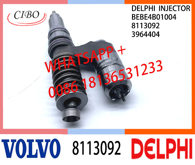 VOL 8113092 BEBE4B01004 3964404 Fuel engine Diesel Injector 8113092 BEBE4B01004 3964404 A0 for VOL FH12 (USA)