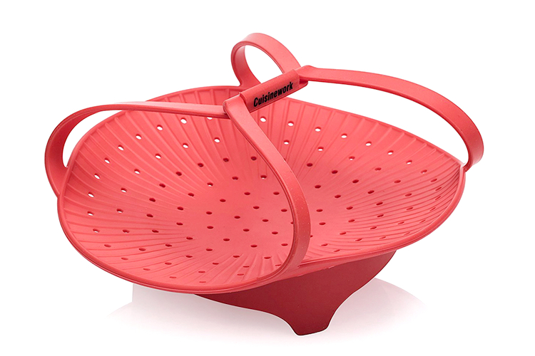 high quality vegetable kitchen silicone steamer walmart for sale