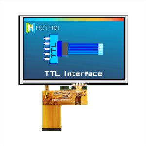 5 Inch Resistive Touchscreen TFT LCD With 800x480 Resolution