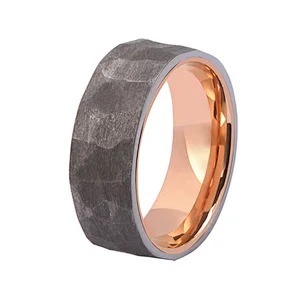 7mm Domed Centre Round Classic Mens Tantalum Wedding Band Jewelry