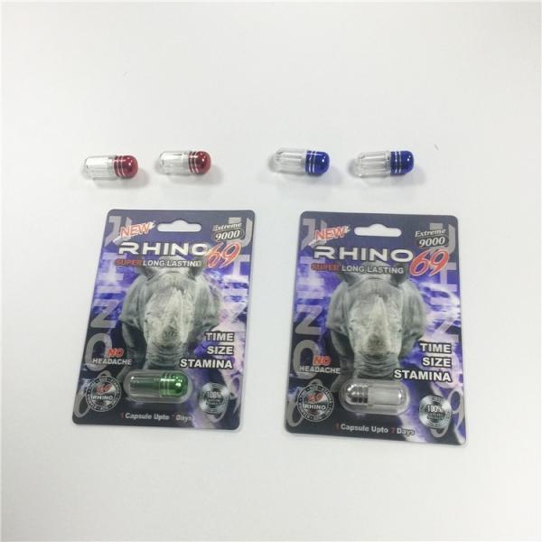 Cartridge Paper Blister Card Packaging Gold Rhino Container Bullet With Plastic