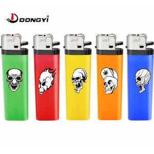 Disposable Custom Flint Wheel Lighter Popular Gas Smoking Lighter with