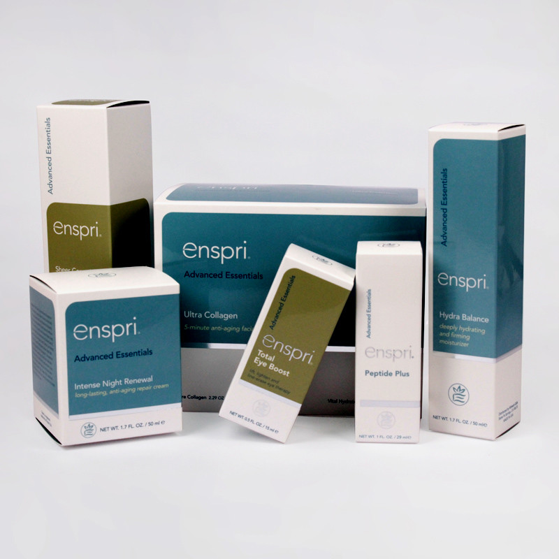 Unique Skincare Packaging Boxes With Luxury Custom Design Light Color Paper Wholesale