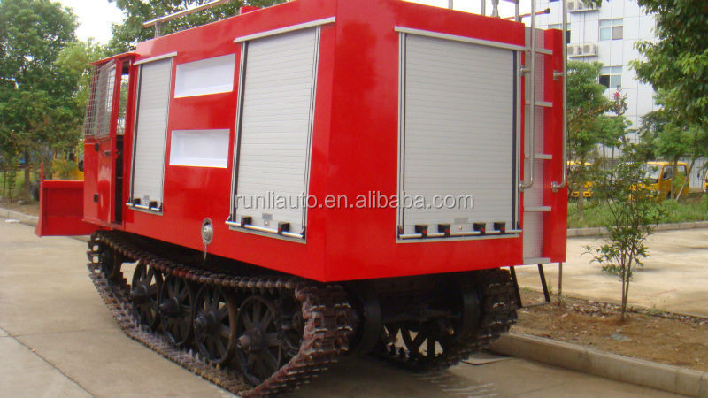 Antique Fire Rescue Truck Forest Service Fire Truck 5000L 98km/h Manual Transmission