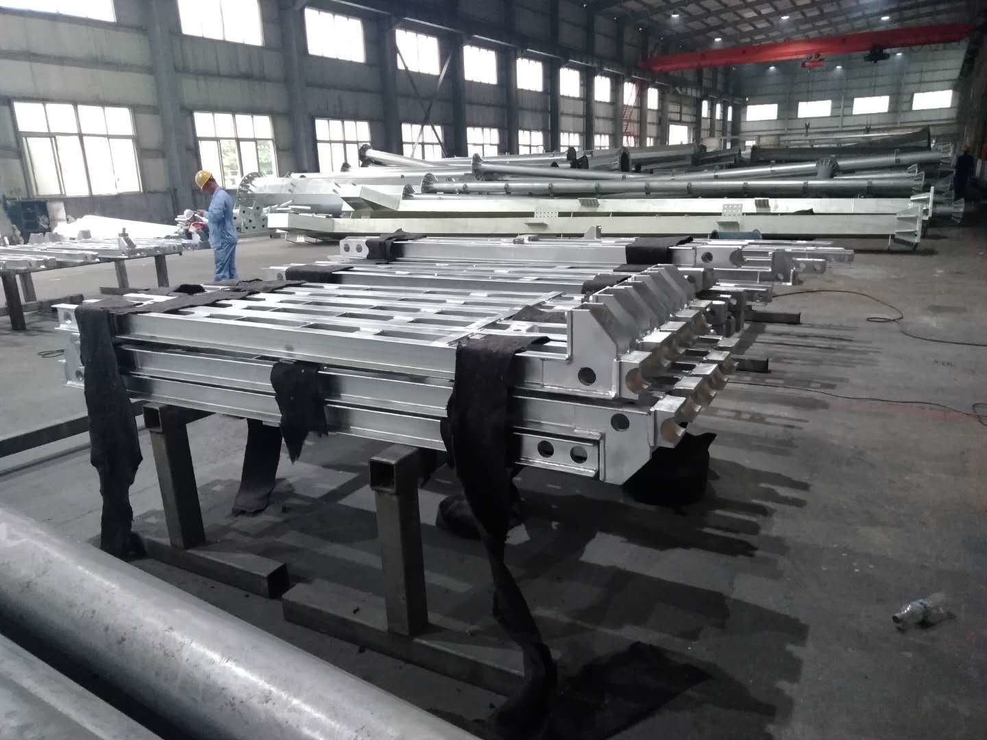 Double Row / Layer Modular Bridge Construction Temporary Bridge Structures