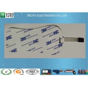 Matte Finish F200 PET Overlay No Embossing Flat Membrane Switch