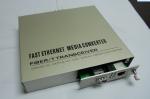 Network SFP Gigabit Fiber Optic Media Converter With LFP Dual Power Supply