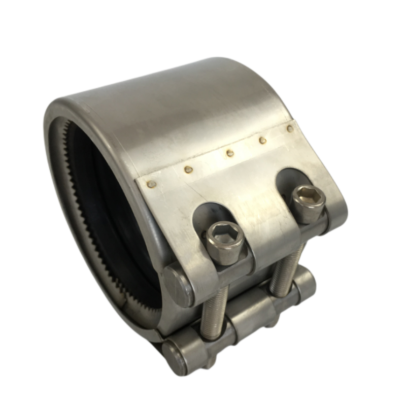2 Inch Pipe Repair Clamp For Elbow Round Head Equal 304 Stainless Steel Pipe Connector