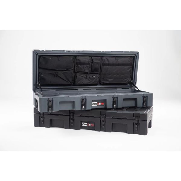 High Quality 122L Stackable Plastic Gear Box Toolbox Shock and Pressure-Proof Customizable ODM Support