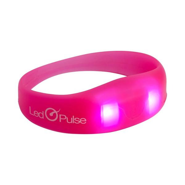 Quality New Product Christmas Celebration Gifts Custom Silicone Remote Controllable LED Flashing Light up Bracelet Wristband for Concert for sale