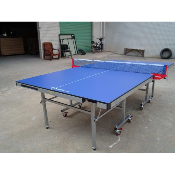 China MDF Top And Edge Free Single Folding Ping Pong Table , Easy To Store Rackets And Balls on sale China MDF Top And Edge Free Single Folding Ping Pong Table , Easy To Store Rackets And Balls on sale