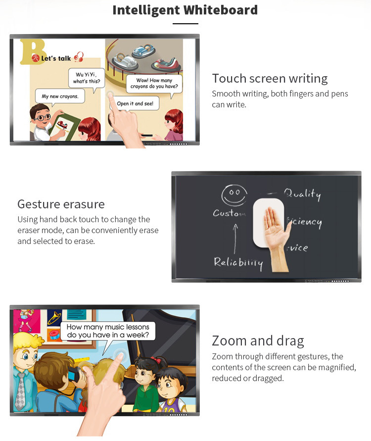 ​School Teaching Smart Interactive Whiteboard All In One Conference Interactive Whiteboard