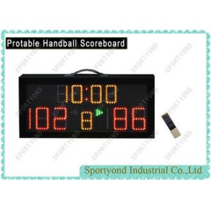 LED Protable Handball Scoreboard Display With IR Controller and Time Display