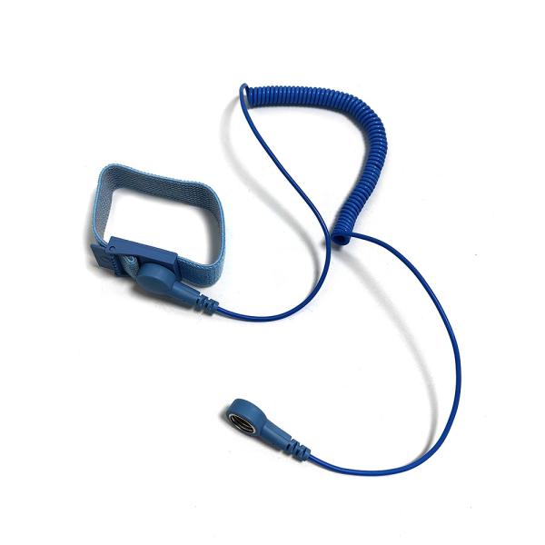 1.8M ESD Antistatic PVC Double Headed Buckle Wrist Strap For Antistatic Area