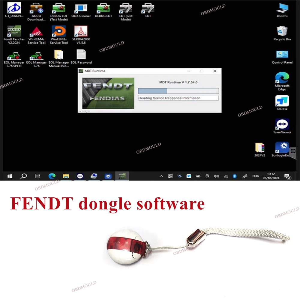 For AGCO diagnostic tool FENDT FENDIAS Latest Software Support AGCO Canusb tool