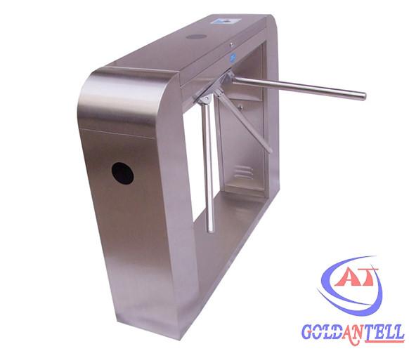 Full Automatic RFID Turnstile Anti Recoil Bridge Slope Cover Tripod Gate IC / ID