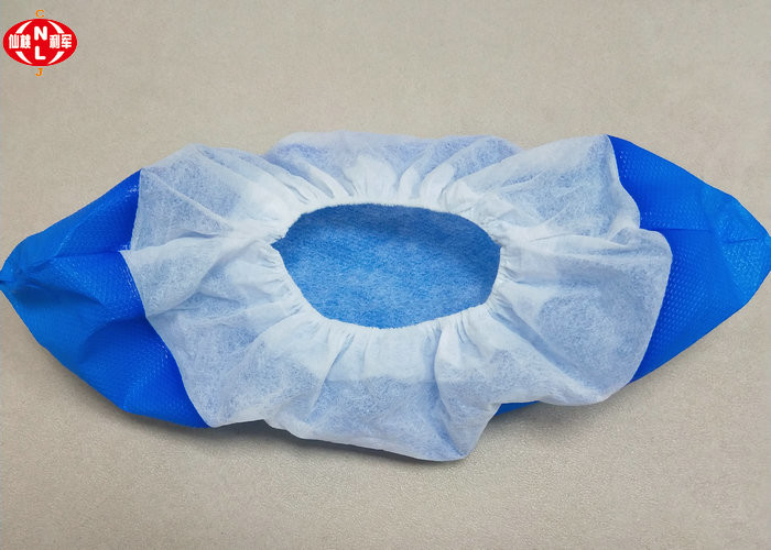 Disposable Waterproof Half Laminated CPE Shoe Cover 8g 8.5g