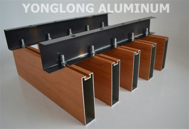 Standard Aluminum Curtain Wall Profile , Aluminum T Slotted Framing System