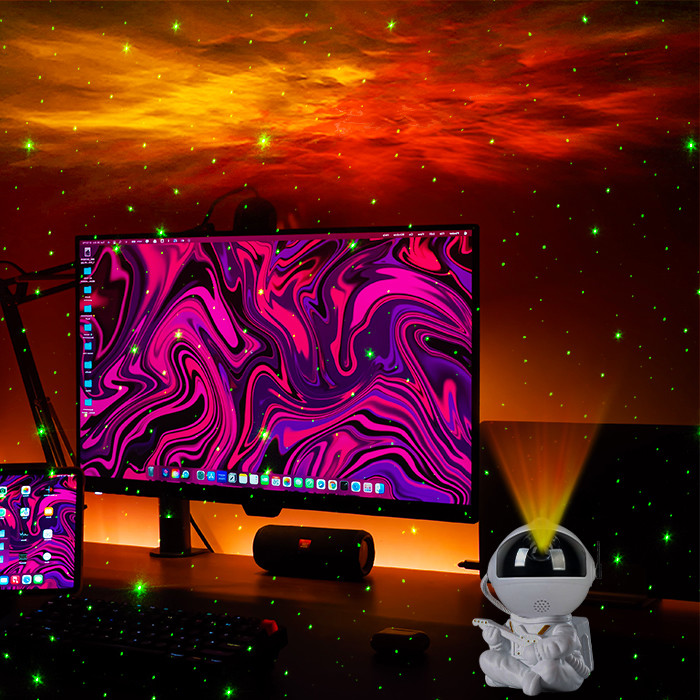 RGB 5W Space Projector Night Light , Durable Room Planetarium Projector
