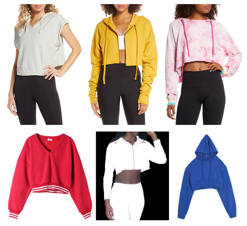 Fashion Women'S Drop Shoulder Sweatshirt , V Neck Crop Top Pullover Red Black