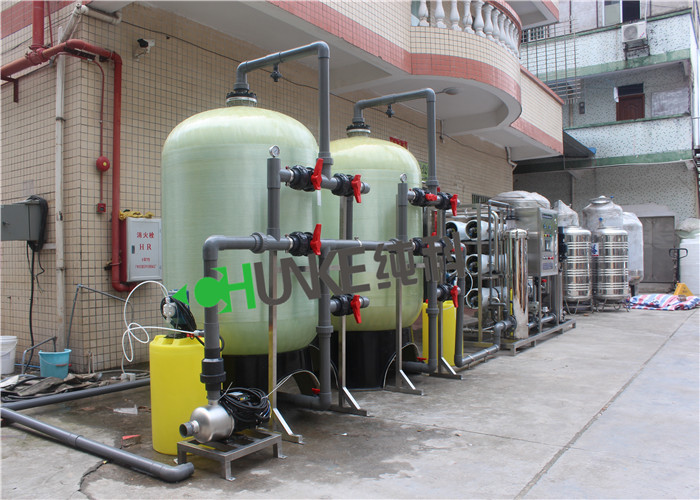 Commercial 10 Ton Reverse Osmosis Water System / RO Water Purification Equipment For Deep Well Water