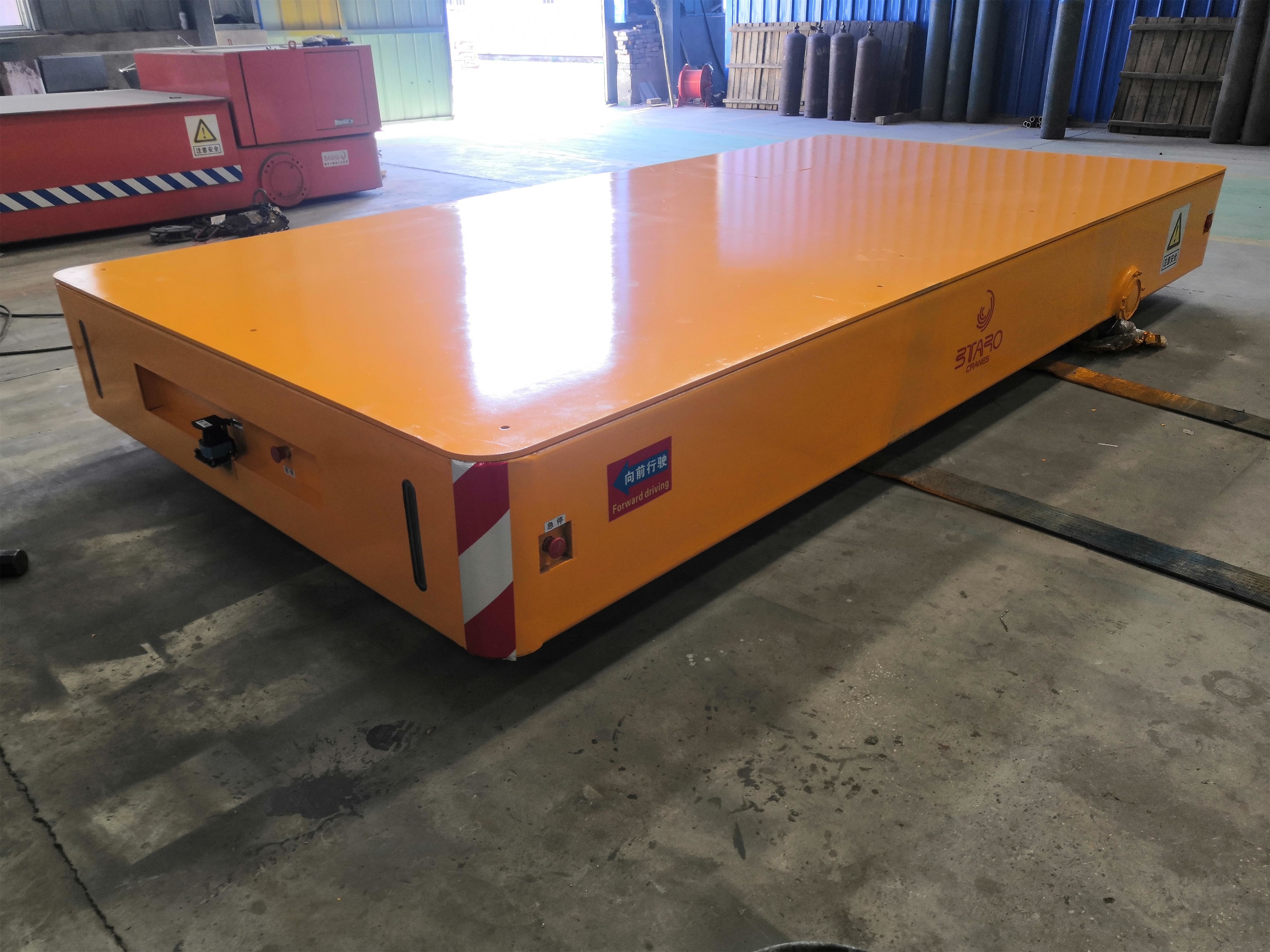 Cargo Handling 20ton Electric Transfer Cart With Lithium Battery