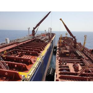 50kpa 80kpa Inflatable Rubber Fender With Chain Tyre Net