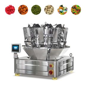 Snacks packing machine weigher food weighing combination scale food multihead