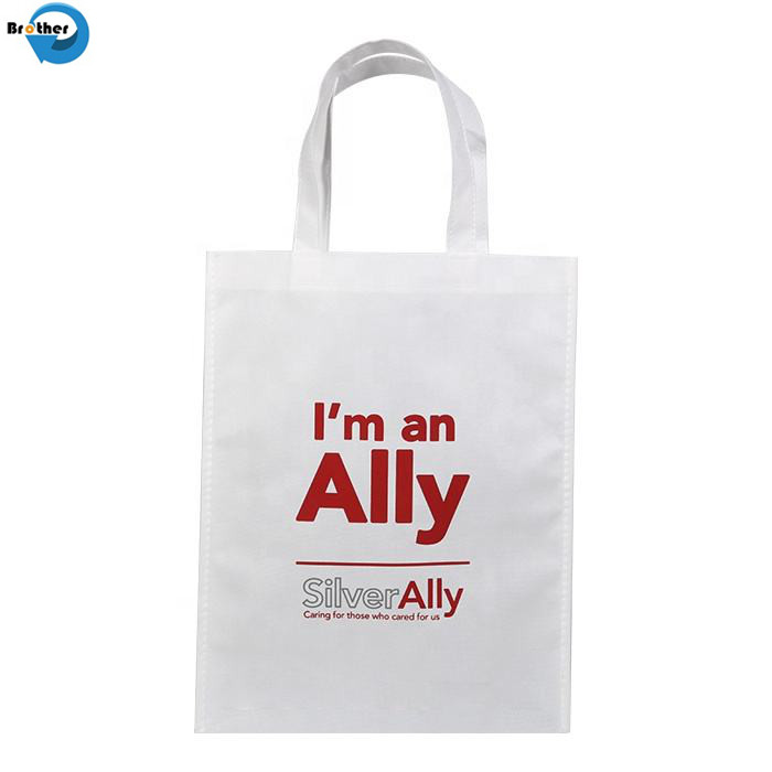 Custom Laser Golden Embossed PP Laminated Non Woven Fabric Handle Shopping Bag for Wholesale