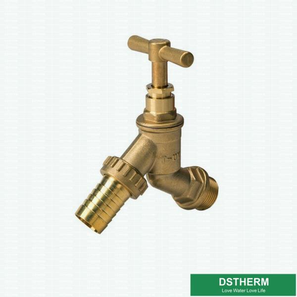 New Design Original Brass Color Garden Tap Brass Bibcock Valve Water Tap Brass