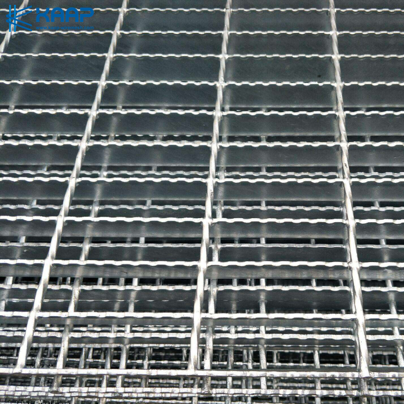 Serrated Welded Wire Mesh Construction Galvanized Steel Bar Grating