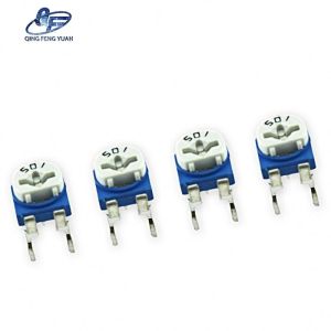 Blue White Adjustable Potentiometer 500R White And Blue 500R 501 Adjustable