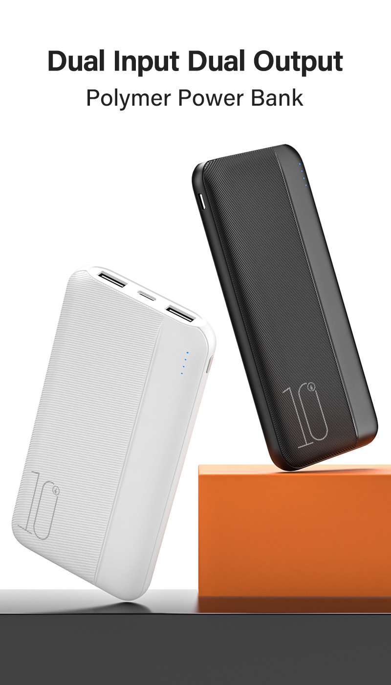 Portable Mobile Ultra Slim Power Bank 10000mah 20000mah Li Polymer Battery