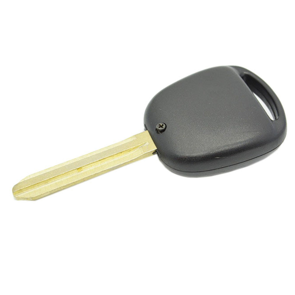 Convenient and Durable Toyota 3-Button Remote Key Casing with Black Plastic Handle