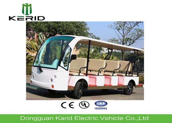 14 Person 4 Wheels Electric Sightseeing Bus Electric Tourist Car with Vacuum