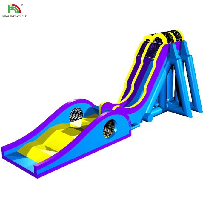 Commercial Pool Slide Giant Inflatable Slide City Outdoor Amusement Park Inflatable Slides For Sale