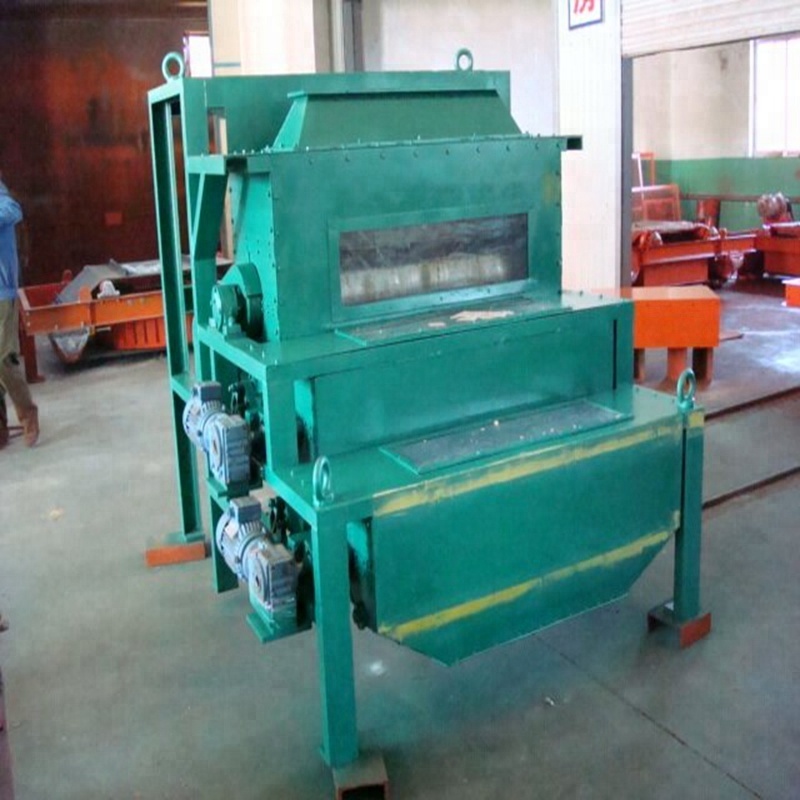GUOTE Self Cleaning Drum Roller and Belt Magnet Separator for Recycling Plant in Thailand