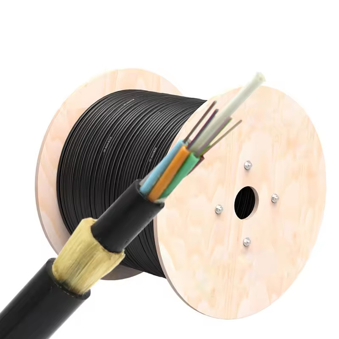 OUTDOOR AERIAL FIBER OPTIC CABLE 6 /12/24/36/48/96/144 CORE ADSS G652D