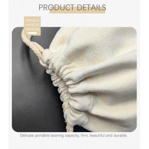 Custom Sublimation Linen Drawstring Backpack 40*30cm Promotional Drawstring Bag