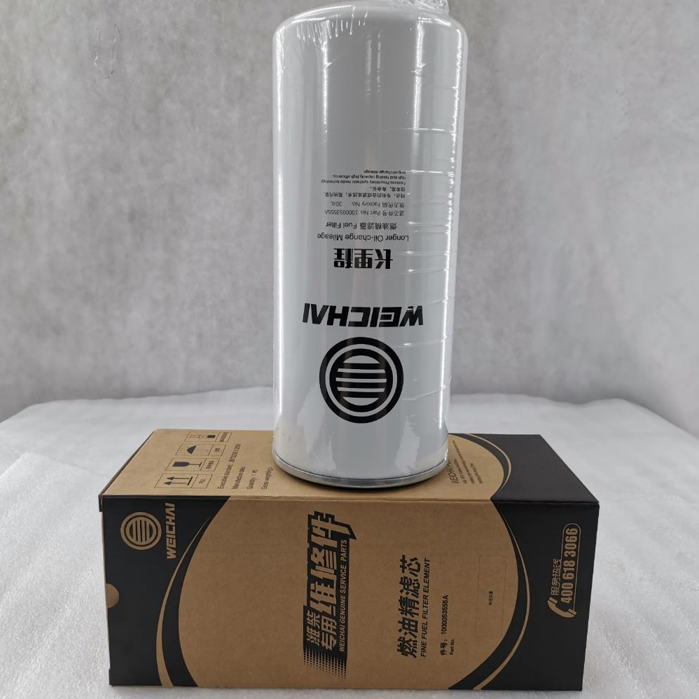 BY1000053555A Engine Oil Filter WEICHAI WP13 SHACMAN X3000 Diesel Fuel Filter