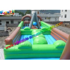 Waterproof Inflatable Playground 0.55mm PVC Tarpaulin Obstacle Course Inflatable
