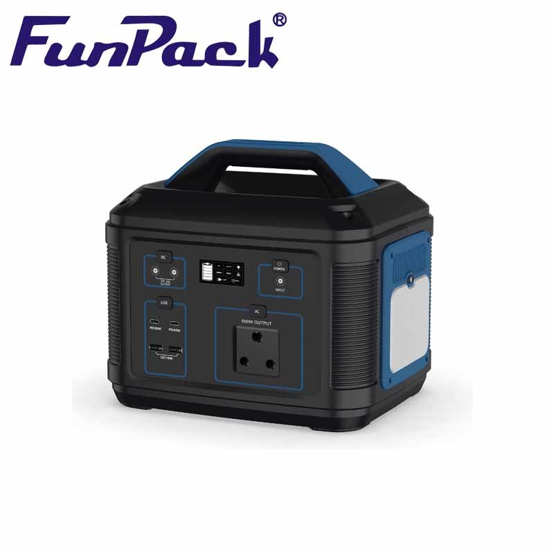 20000mAh Portable Solar Power Generator P705 Battery 6S10P Blue / Yellow