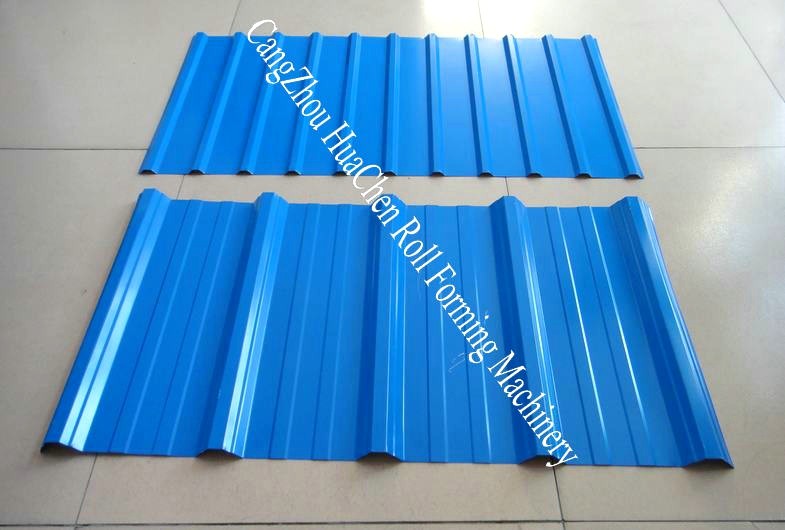 16 -18 Station Free Design Double Layer Roll Former Machine 5 Ton Passive Decoiler