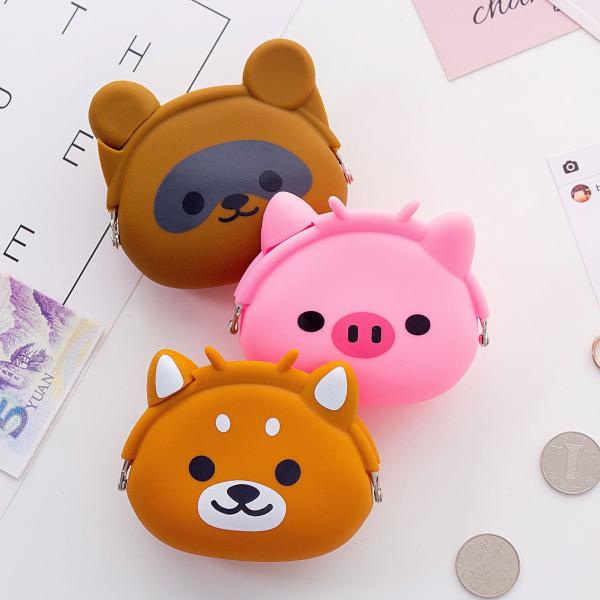Waterproof Colorful Silicone Pencil Pouch Aesthetic Portable Pen Bag Stylish