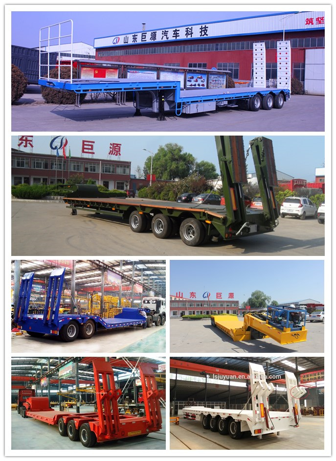 Best Folding Lowbed Trailer for Heavy Objects Transportation Customer's Requirement